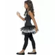 Svart tutu skjelettkostyme til jenter Halloween, Størrelse: 7–9 år(130/143 cm), bilde 3