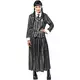 Wednesday Addams skoleuniformkostyme for kvinner, Størrelse: Medium, bilde 2