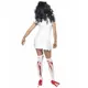 Zombiesykepleierkostyme til dame Halloween, Størrelse: X-Small, bilde 3