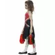 Black and red zombie cheerleader costume for girls, Size: 13-15 years, image 3