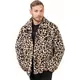 Leopardjakke i fuskepels for voksne, Størrelse: X-Large (190 cm), bilde 2