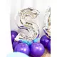 32 cm silver letter foil balloon, Size: Y, image 3