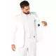 Mr. Solid hvit dress til menn Suitmeister, Størrelse: Medium (EU 48-50), bilde 3