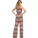 Brown 70s costume for women, Size: X-Large, image 3