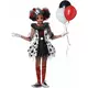 Deluxe scary clown costume for girls, Size: 8-10 years (140 cm), image 3