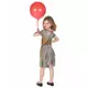 Terrifying gray clown costume for girls, Size: 7-9 years (120-130 cm), image 3