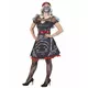 Black and white fortune teller costume for women, Size: Medium, image 3