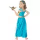 Blue oriental princess costume for girls, Size: 7-9 years (120-130 cm), image 3