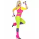 80s aerobics teacher costume for women, Size: Small, image 3