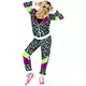 Plus size neon leopard print tracksuit costume, Size: X-Large, image 3
