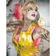 Harley Quinn Birds of Prey gullfarget jumpsuit til dame, Størrelse: M/L, bilde 3