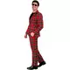 Adult Scottish tartan print costume, Size: Medium, image 3