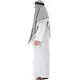 Deluxe white sheikh costume for adults, Size: Large, image 4