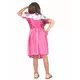 Pink aviator dog costume for girls, Size: 4-6 years (110-120 cm), image 4