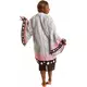 Voksen sommerfugl manga kimono kostyme, Størrelse: X-Small, bilde 3