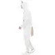 Adult white and multicolored unicorn costume, Size: Large, image 4