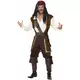 Brown pirate costume for men, Size: Large, image 4