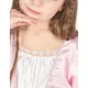 Princess costume with a flower crown for girls, Size: 7-9 years (120-130 cm), image 4