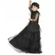 Gothic ball gown costume for girls, Size: 7-9 years (120-130 cm), image 3