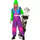 Stor størrelse fluorescerende snowboardkostyme for voksne, Størrelse: X-Large, bilde 3