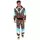 Adult multi-colored animal print tracksuit costume, Size: Medium, image 4