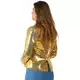 Suitmeister women's gold sequin blazer jacket, Size: Large (EU 42-44), image 3